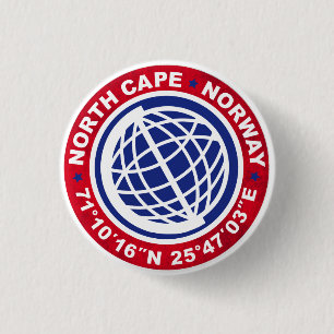 NORTH CASTRATES SPECIAL NORWAY PINBACK BUTTON