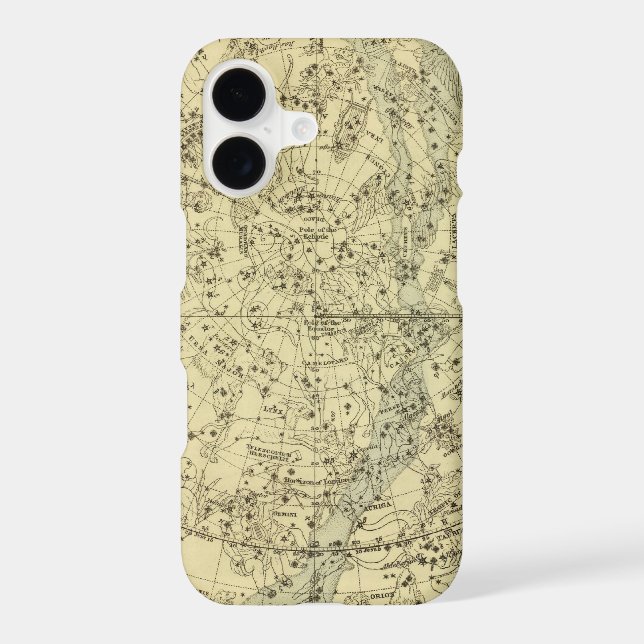 North Celestial Hemisphere Iphone Case (Back)