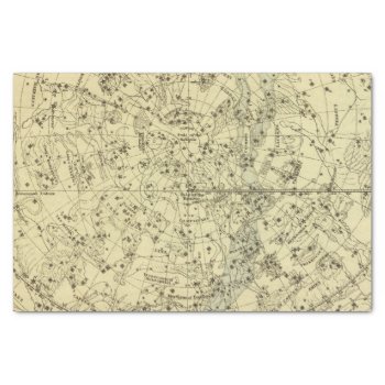 North Celestial Hemisphere Tissue Paper by davidrumsey at Zazzle