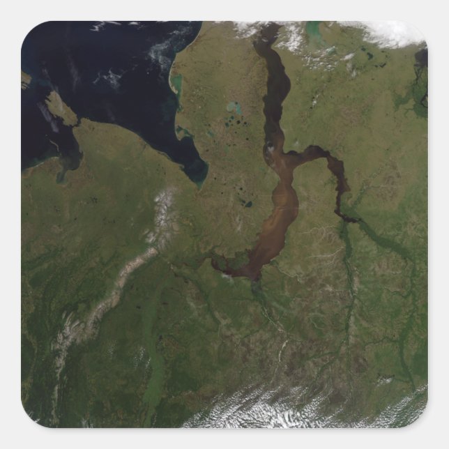 North Central Russia Square Sticker (Front)