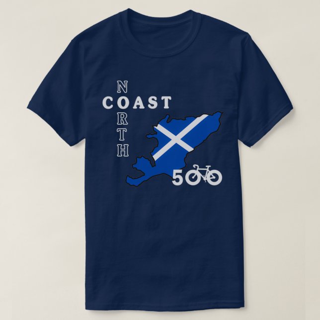 North Coast 500 Cycle Challenge  T-Shirt (Design Front)
