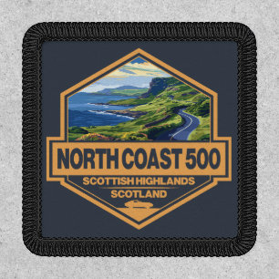 North Coast 500 Scotland Travel Art Badge