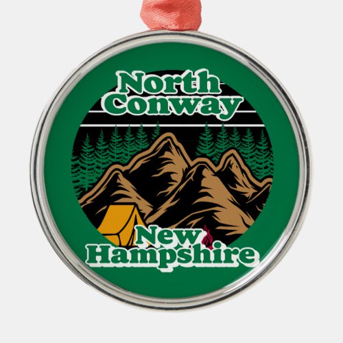North ConwayNew Hampshire Metal Ornament