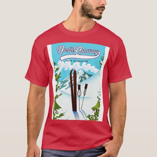 North Conway New Hampshire ski T_Shirt