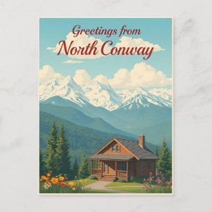 North Conway, New Hampshire – White Mountains Postcard