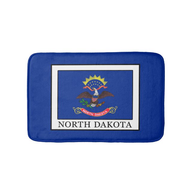 North Dakota Bathroom Mat (Front)