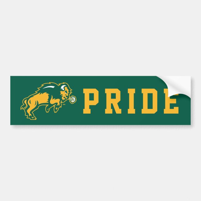 North Dakota Bison Bumper Sticker (Front)