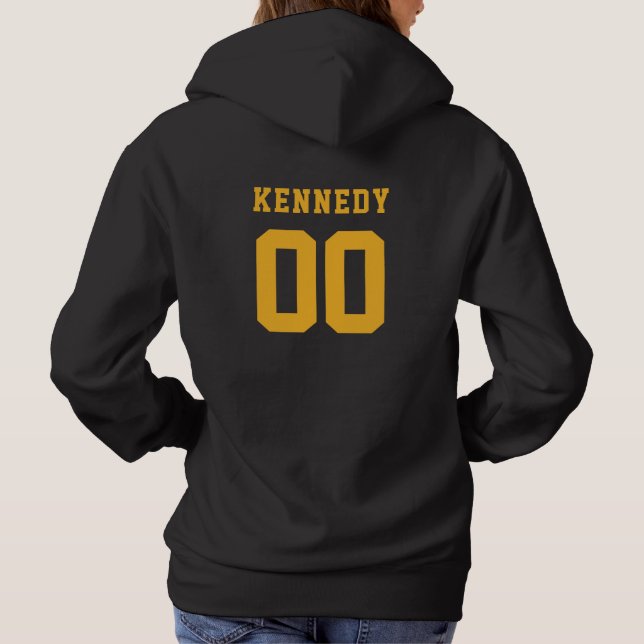 North Dakota Bison Hoodie (Back)