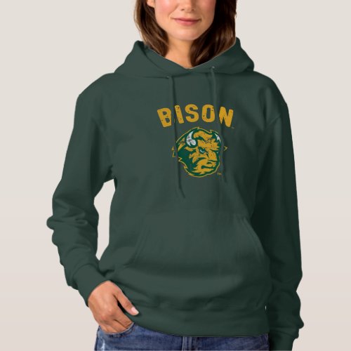 North Dakota Bison Vintage Hoodie