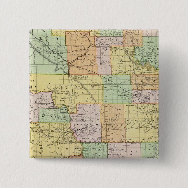 North Dakota Button (Front)