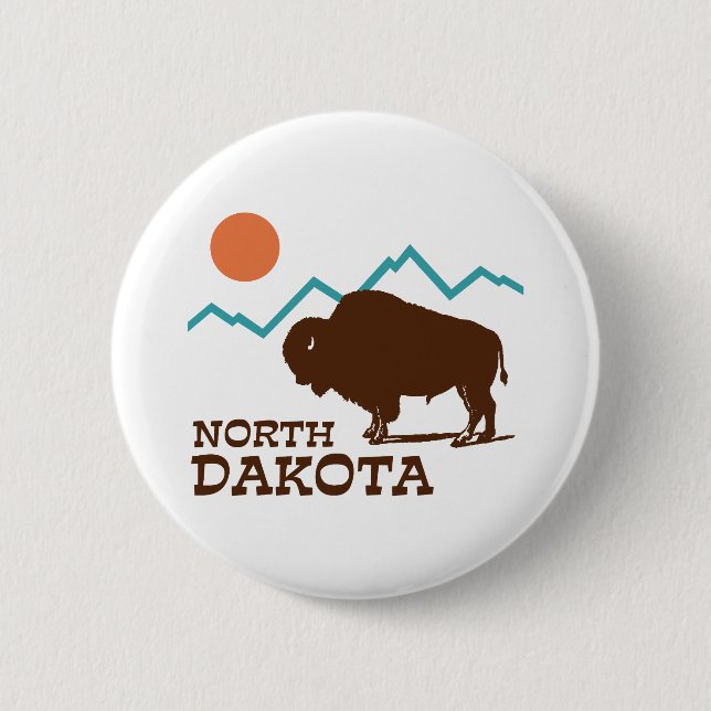 North Dakota Button (Front)