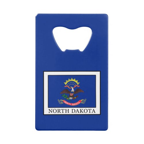 North Dakota Credit Card Bottle Opener