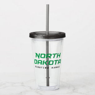 North Dakota Fighting Hawks Acrylic Tumbler