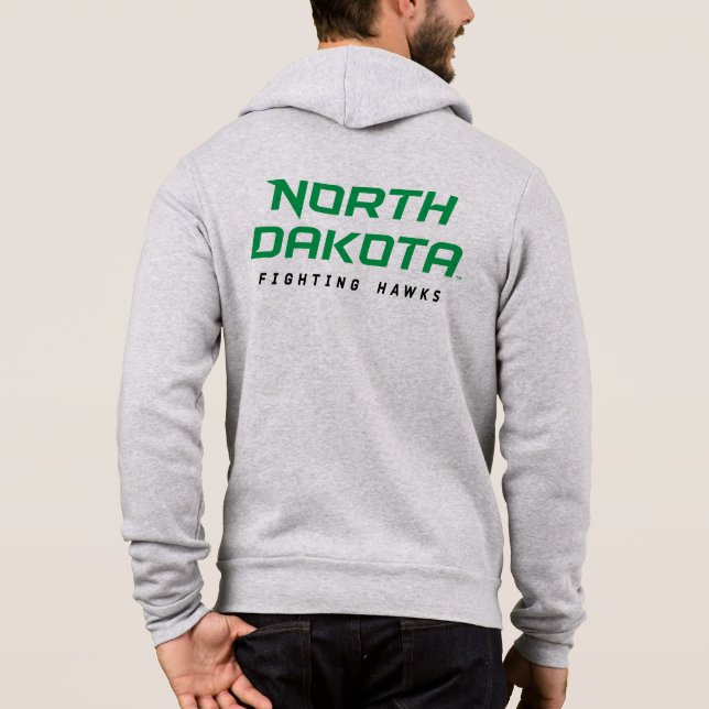 North Dakota Fighting Hawks Hoodie (Back)