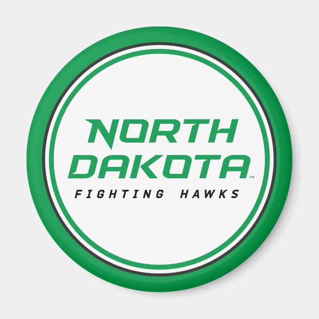 North Dakota Fighting Hawks Magnet (Front)