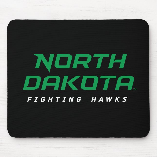 North Dakota Fighting Hawks Mouse Pad (Front)