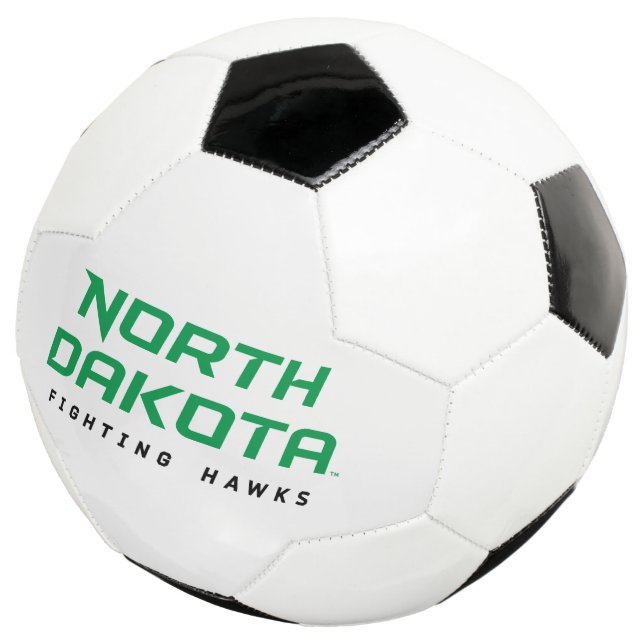 North Dakota Fighting Hawks Soccer Ball (Three Quarter)