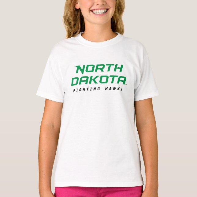 North Dakota Fighting Hawks T-Shirt (Front)