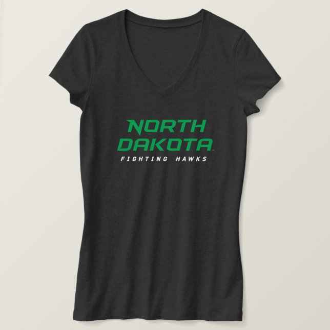 North Dakota Fighting Hawks T-Shirt (Design Front)