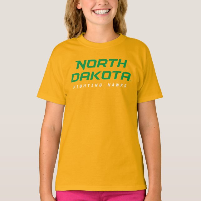 North Dakota Fighting Hawks T-Shirt (Front)