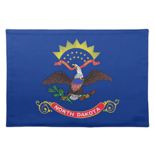 North Dakota Flag American MoJo Placemat