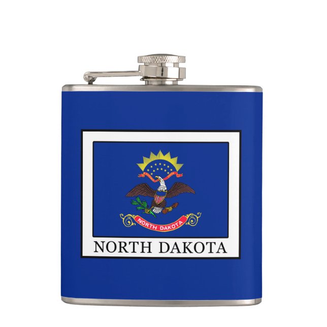 North Dakota Flask (Front)