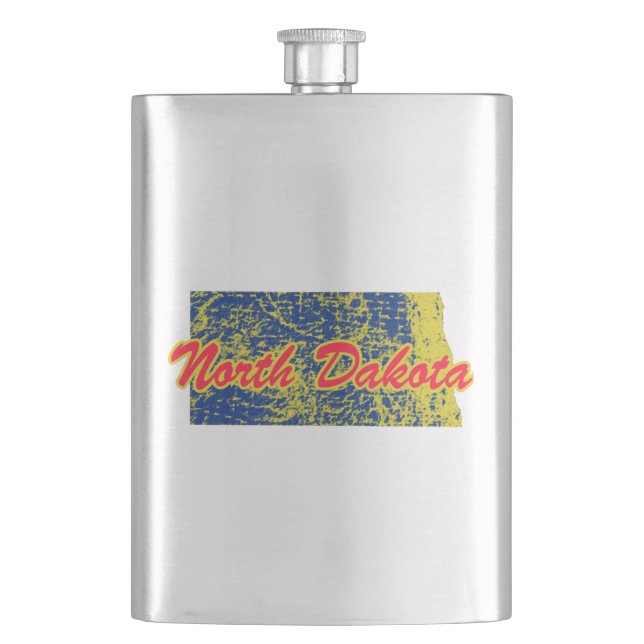 North Dakota Flask (Front)
