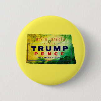 North Dakota for Trump Pence 2020 Button