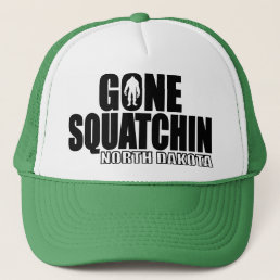 NORTH DAKOTA Gone Squatchin - Original Bobo Trucker Hat