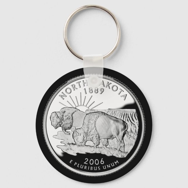 NORTH DAKOTA KEYCHAIN (Front)