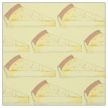 North Dakota Kuchen Custard Cake Slice ND Yellow Fabric