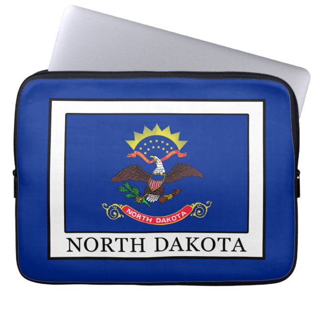 North Dakota Laptop Sleeve (Front)