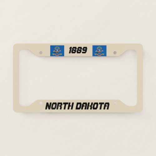 North Dakota License Frame