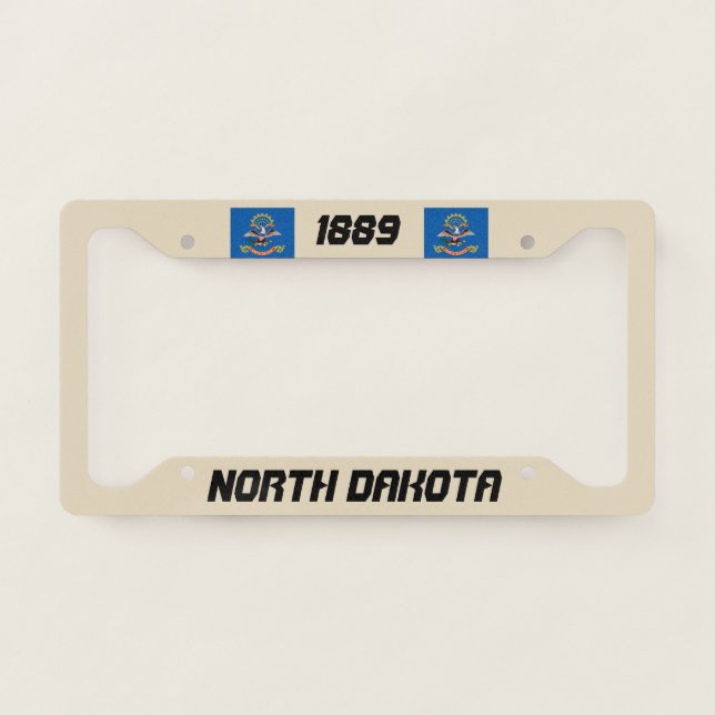North Dakota License Frame (Front)