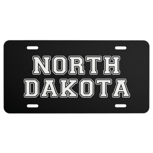 North Dakota License Plate