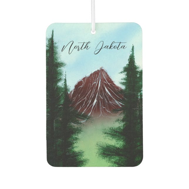 North Dakota Mountain Air Freshener (Front)