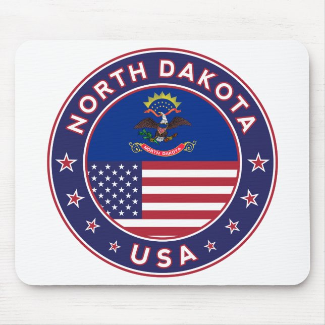 North Dakota Mouse Pad (Front)