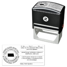 North Dakota Notary Public Acknowledgement Stamp