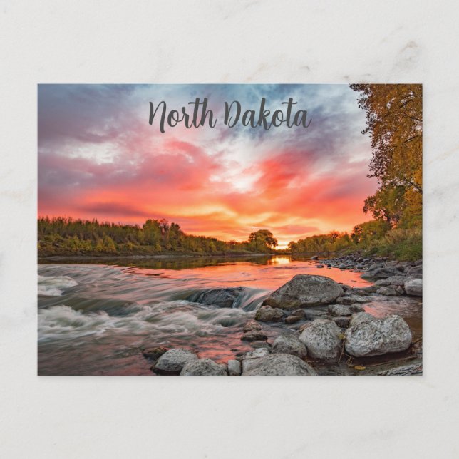 North Dakota Postcard (Front)