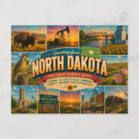 North Dakota Postcard