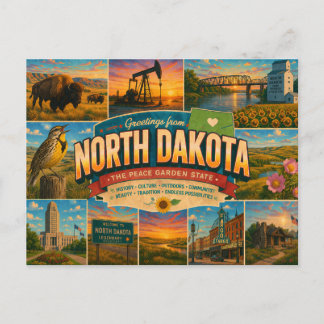 North Dakota Postcard