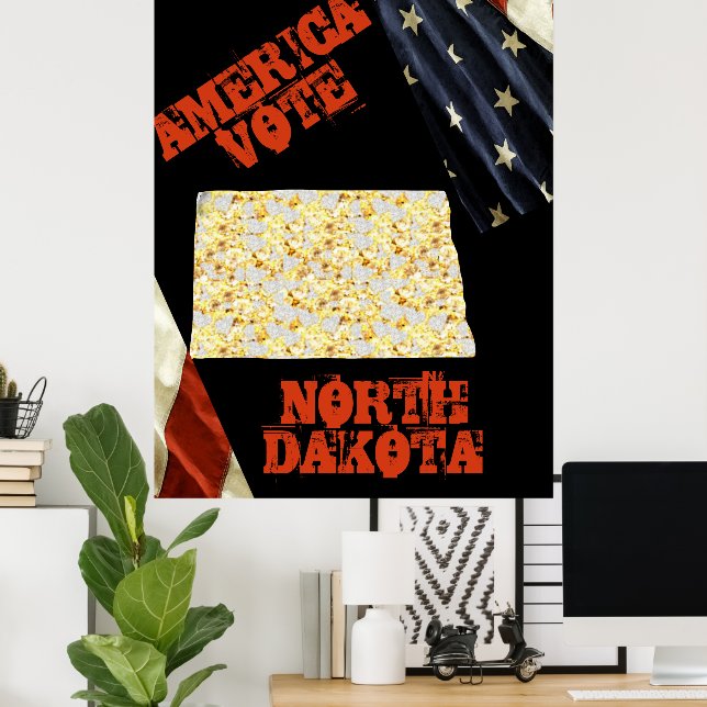 NORTH DAKOTA POSTER (Home Office)