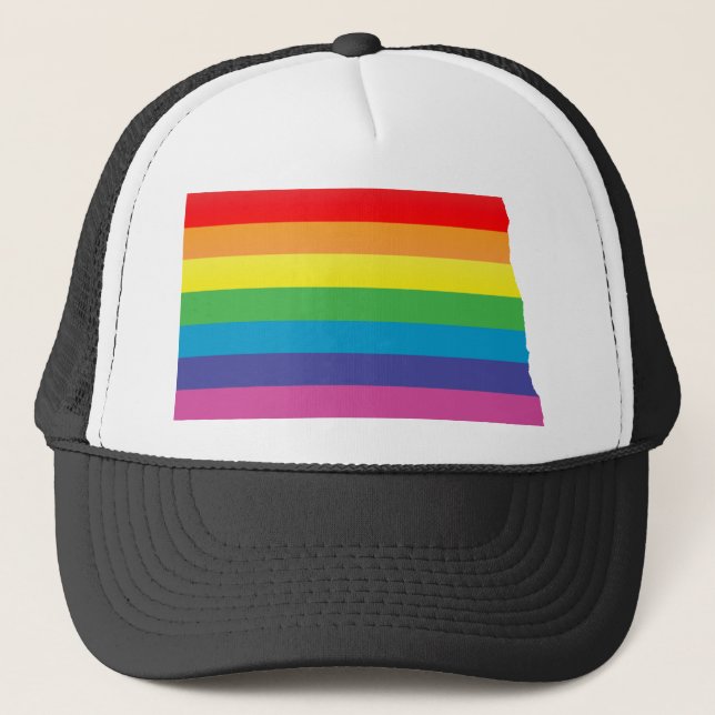 north dakota pride. trucker hat (Front)