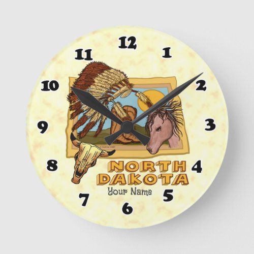 North Dakota round clock