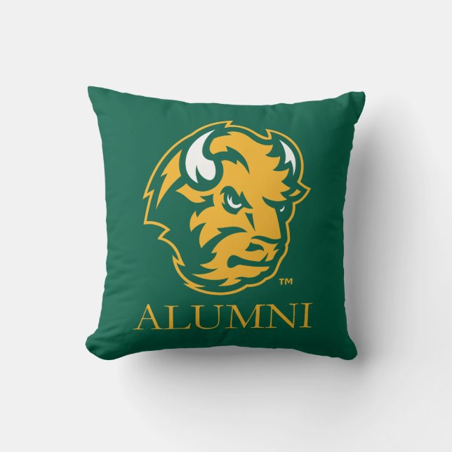 North Dakota State Alumni Throw Pillow (Front)