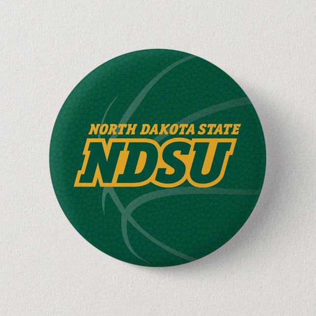 North Dakota State Basketball Button (Front)