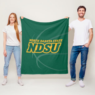North Dakota State Basketball Fleece Blanket