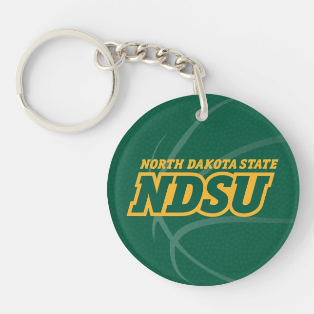 North Dakota State Basketball Keychain (Front)
