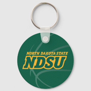 North Dakota State Basketball Keychain