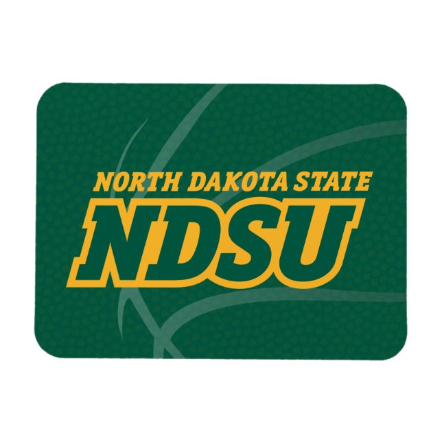 North Dakota State Basketball Magnet (Horizontal)